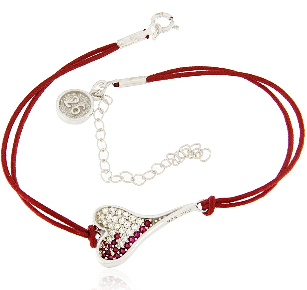 Βραχιόλι Lucky Charm από Ασήμι 925 με Ζιργκόν