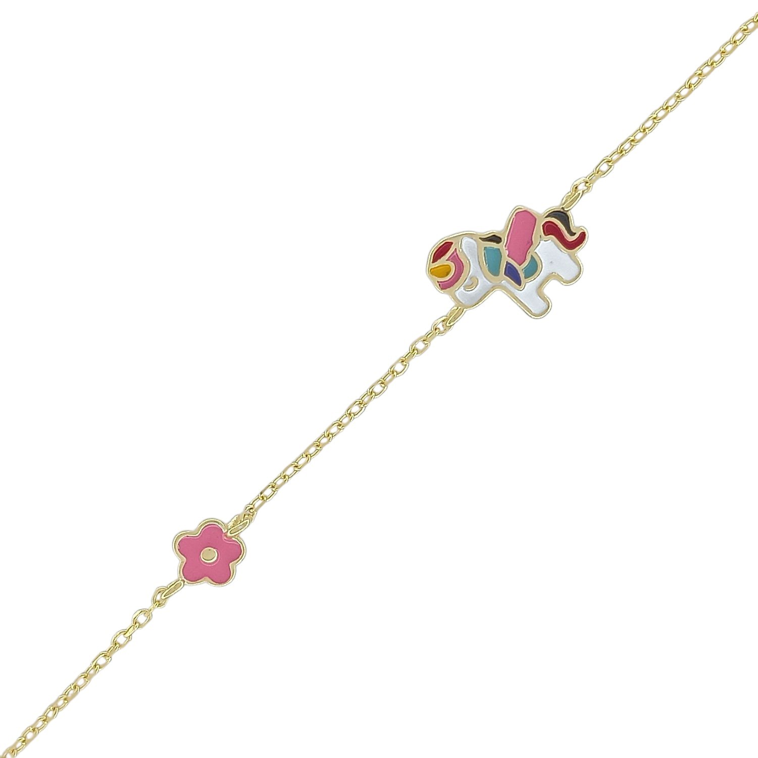 Παιδικό Βραχιόλι Unicorn από Ασήμι 925