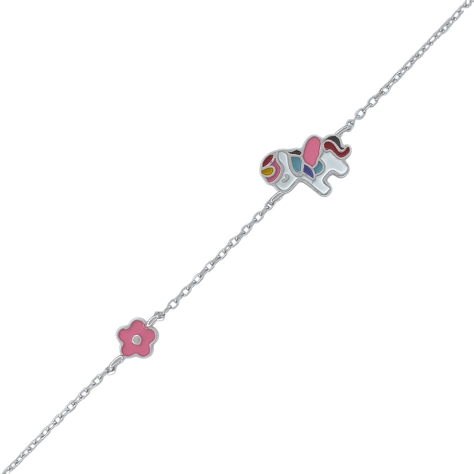 Παιδικό Βραχιόλι Unicorn από Ασήμι 925