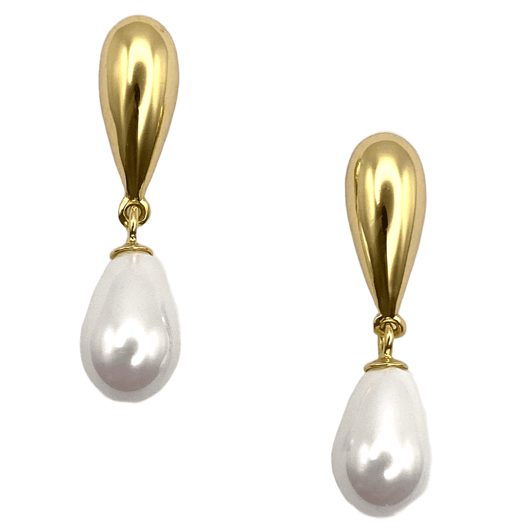Σκουλαρίκια από Ασήμι 925 Με Mother of Pearl